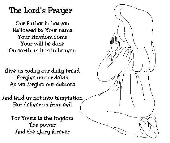 lord's prayer clipart - photo #44